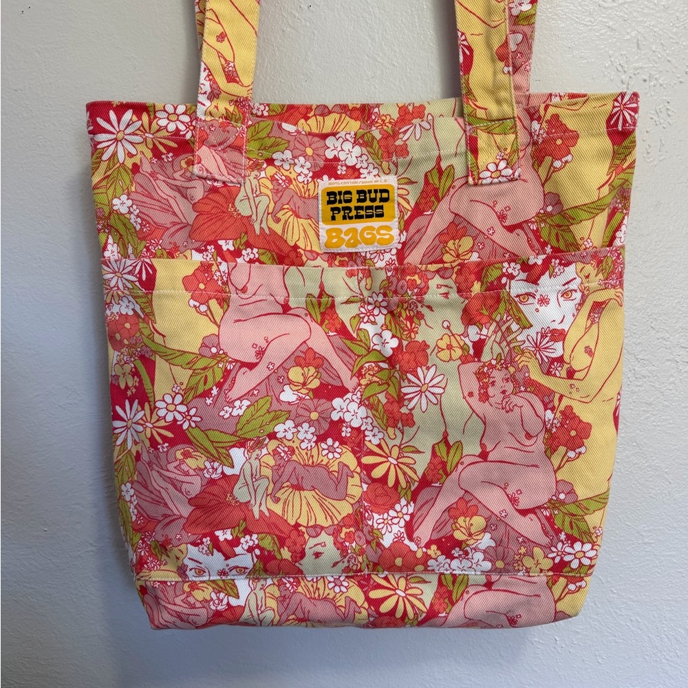 Big Bud Press Spring Rapture full size tote bag